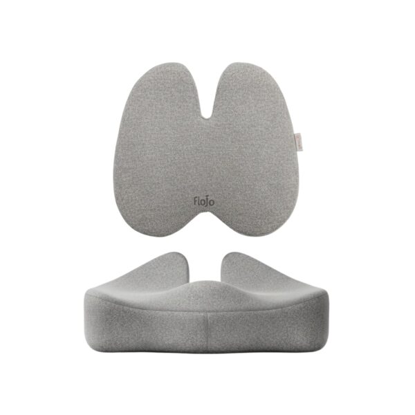 Memory Foam Seat Cushion & Backrest Combo | Ergonomic Support for Back Tailbone Sciatica Pain Relief