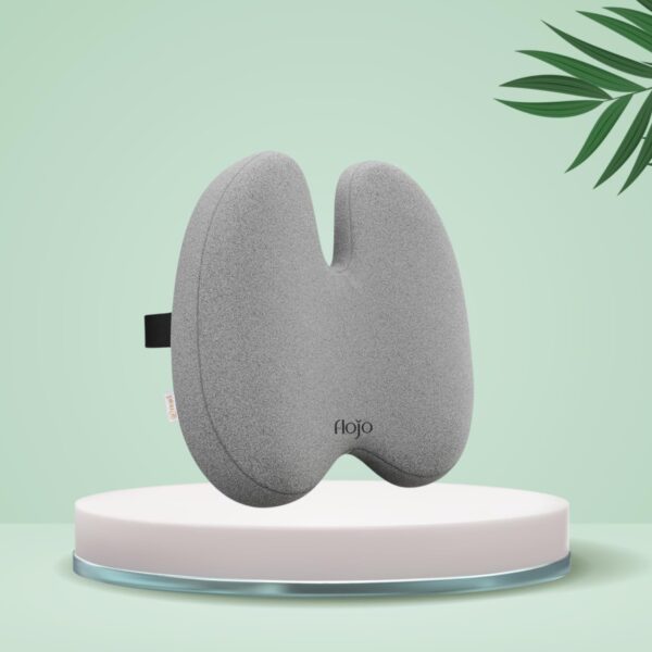 Flojo Orthopedic Memory Foam Backrest| Relieves Back, Coccyx, Tailbone & Sciatica Pain | Ergonomic Support for Long Sitting Hours
